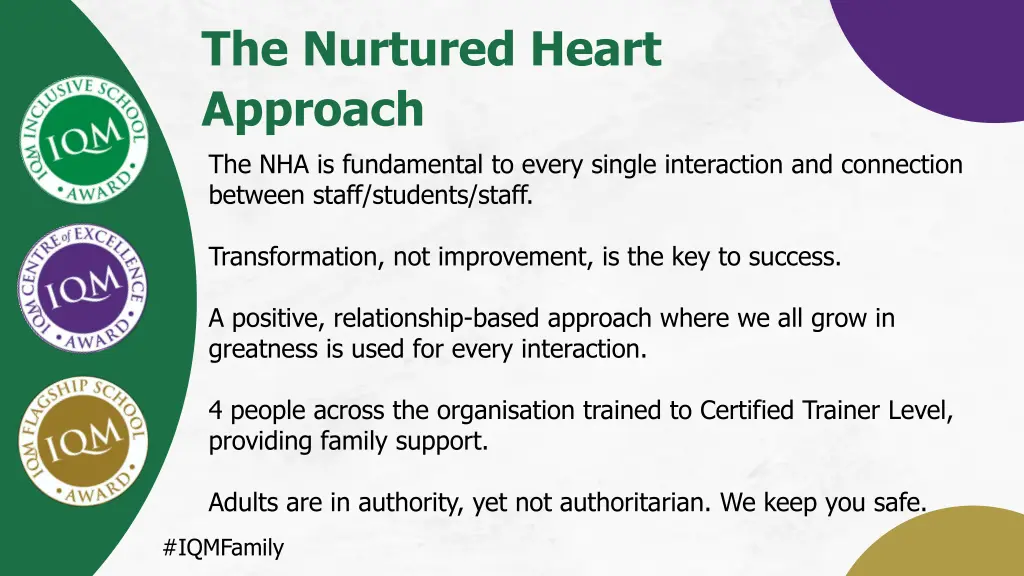 the nurtured heart approach