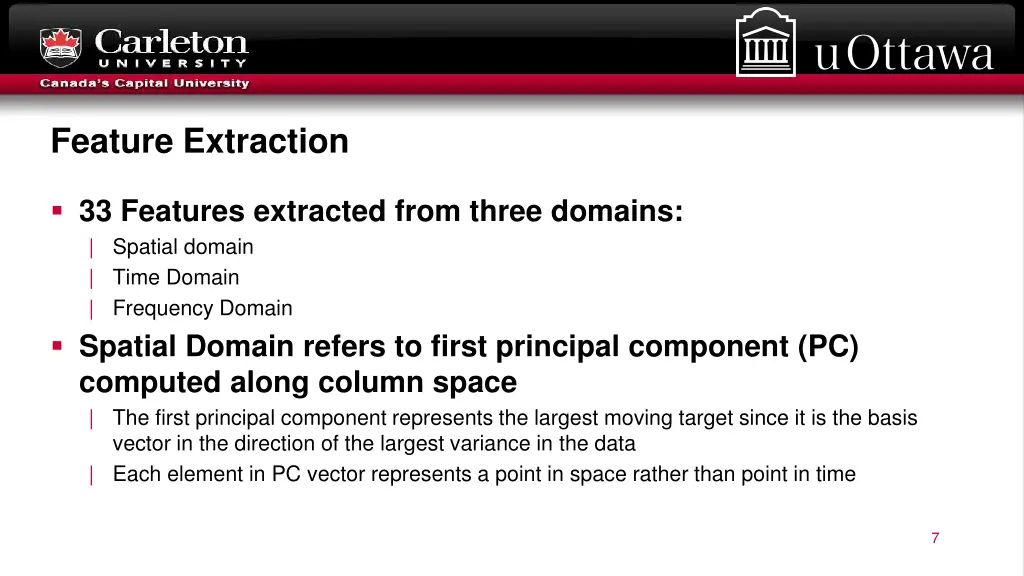 feature extraction