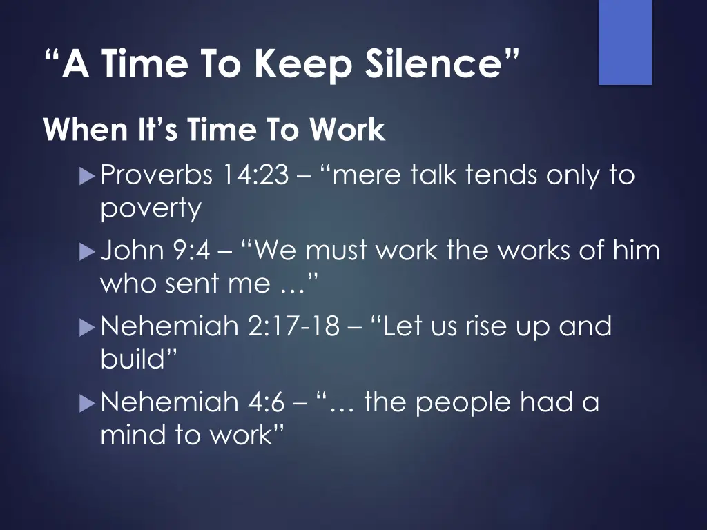 a time to keep silence 6