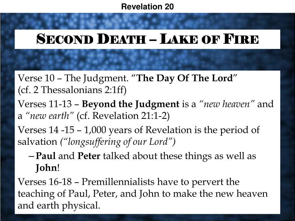 revelation 20 1