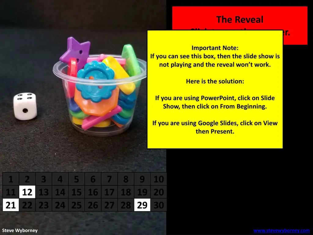 the reveal