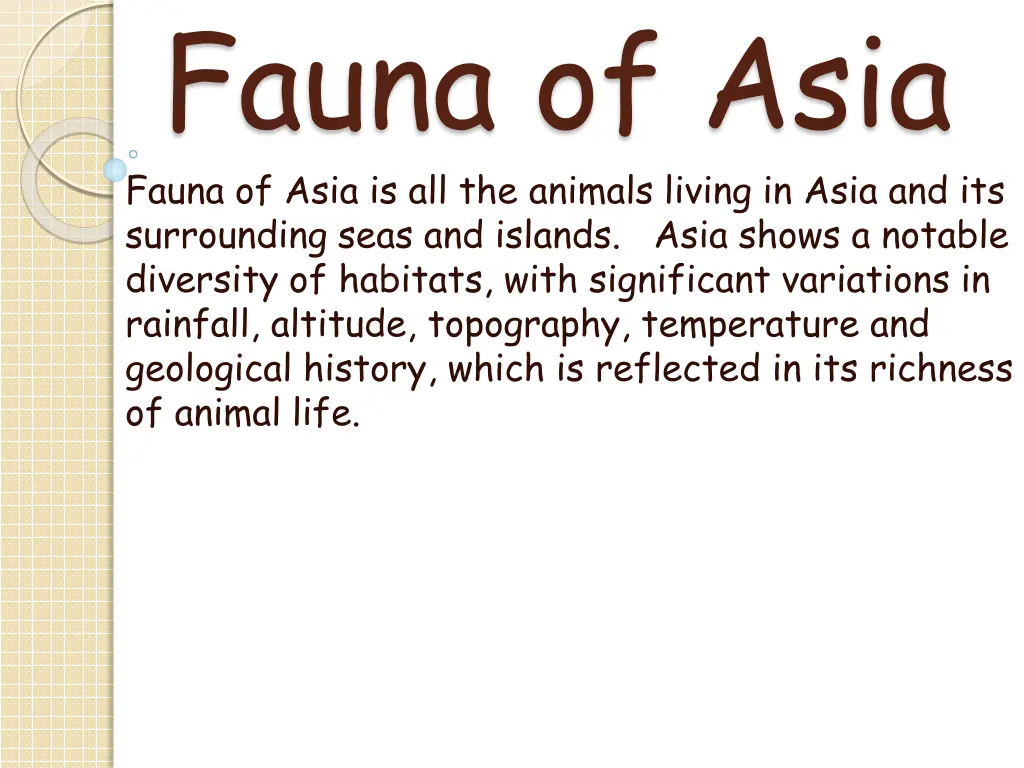 fauna of asia fauna of asia is all the animals