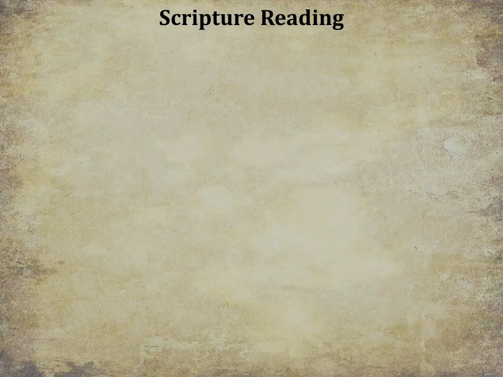scripture reading