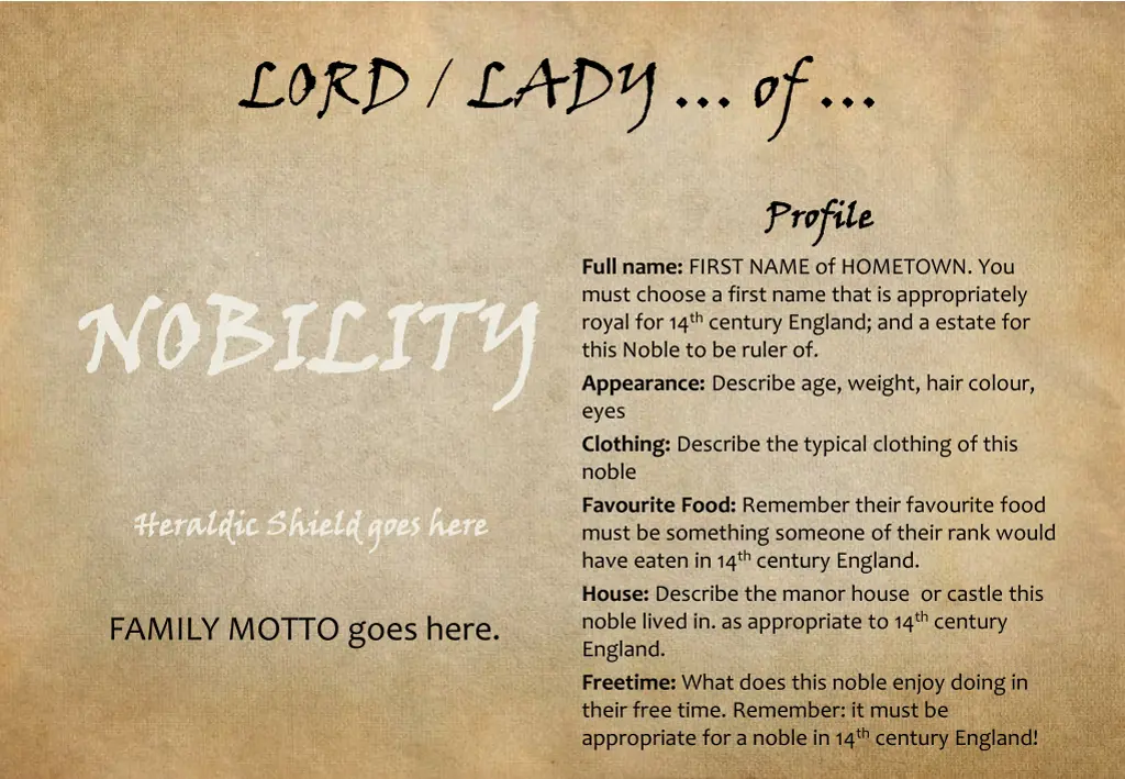 lord lady of