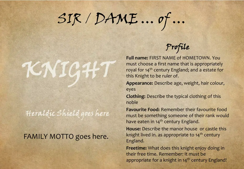 sir dame of