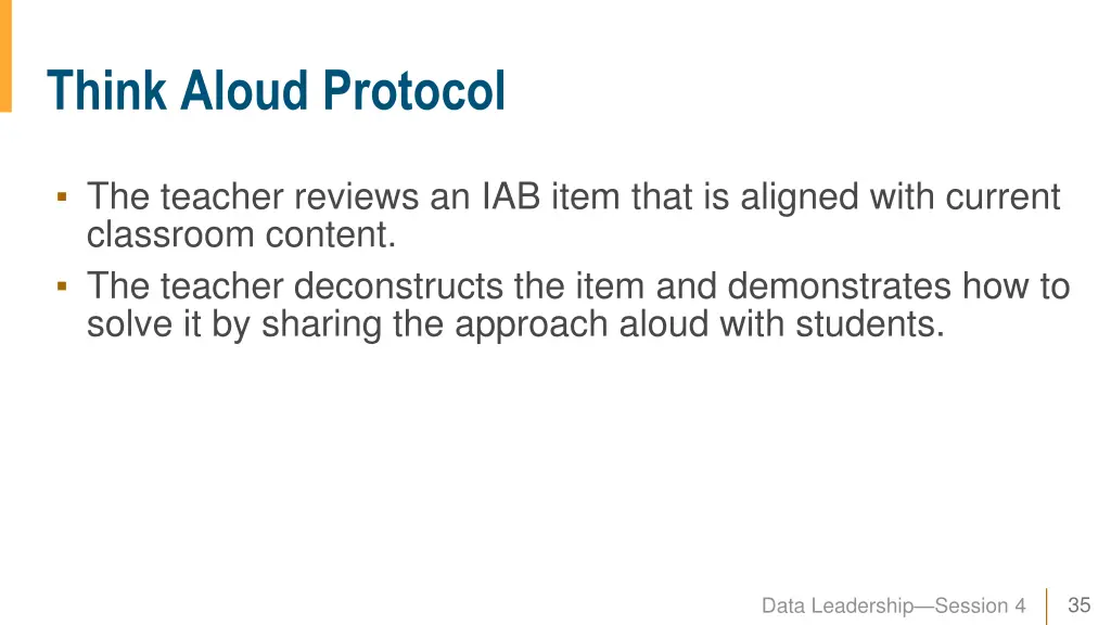 think aloud protocol