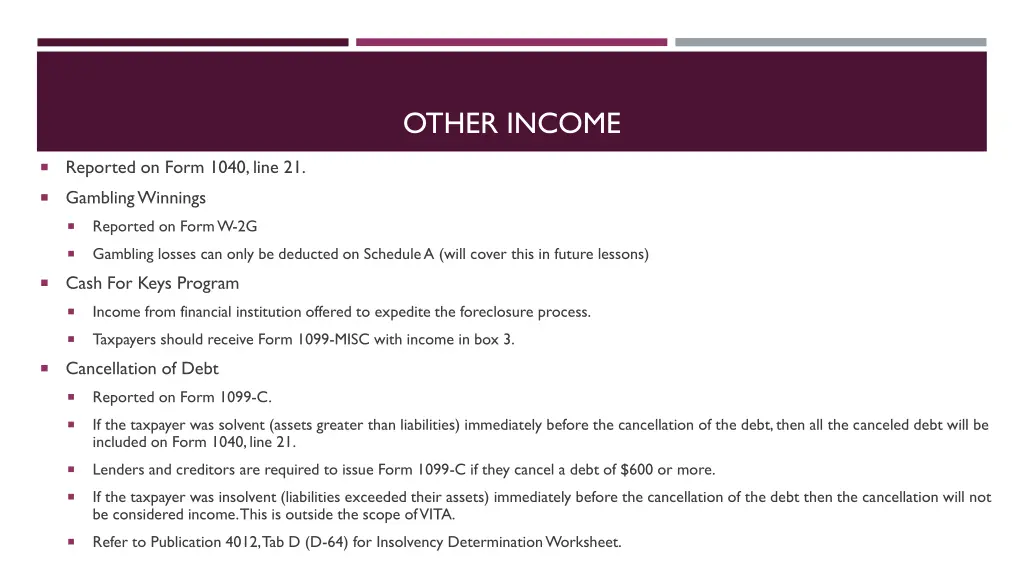 other income 2