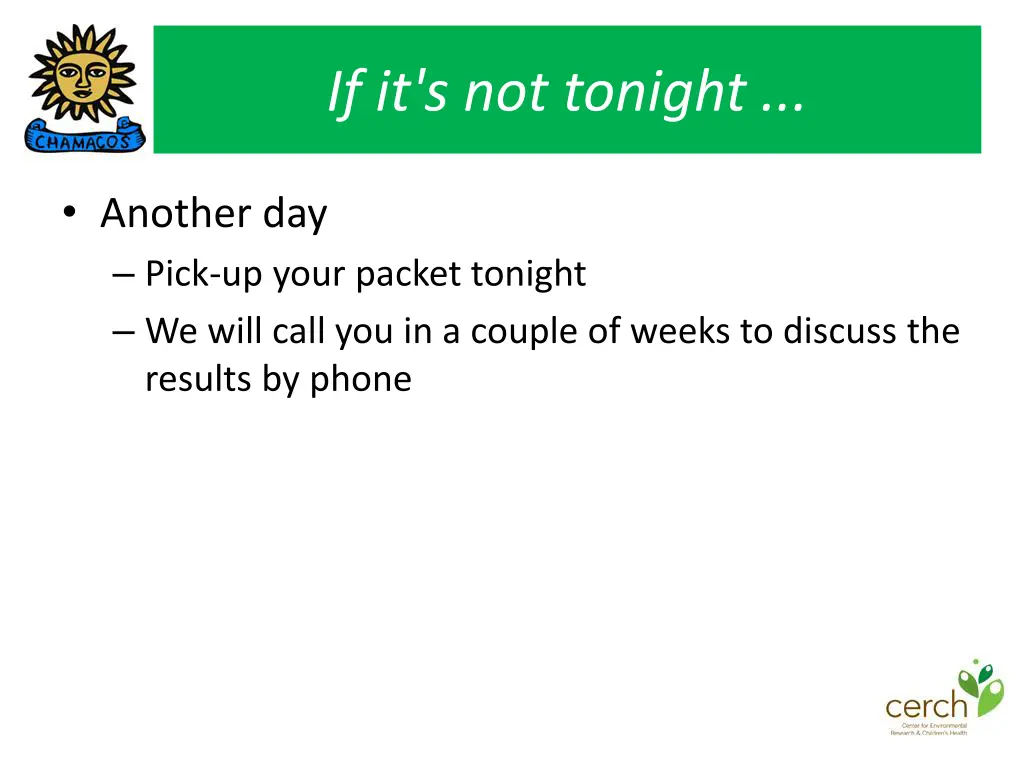 if it s not tonight