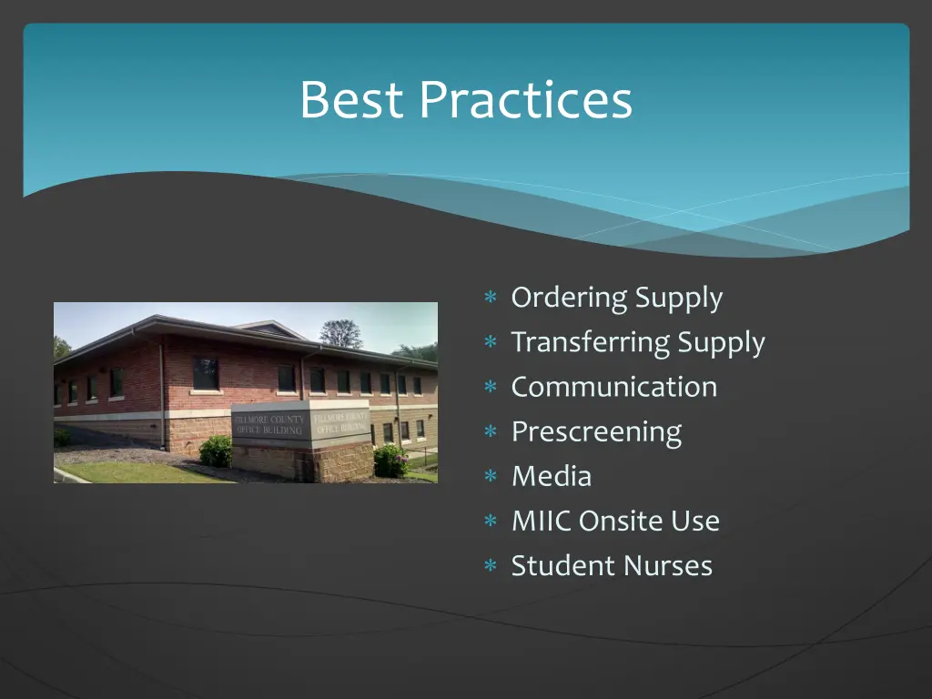 best practices