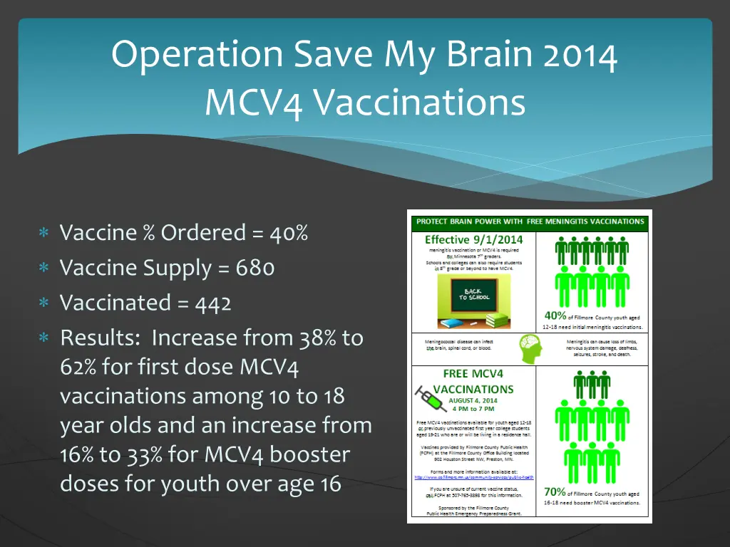 operation save my brain 2014 mcv4 vaccinations