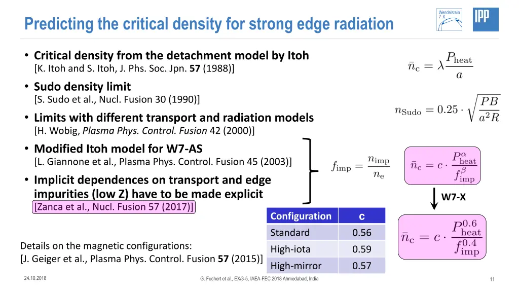 predicting the critical density for strong edge 2