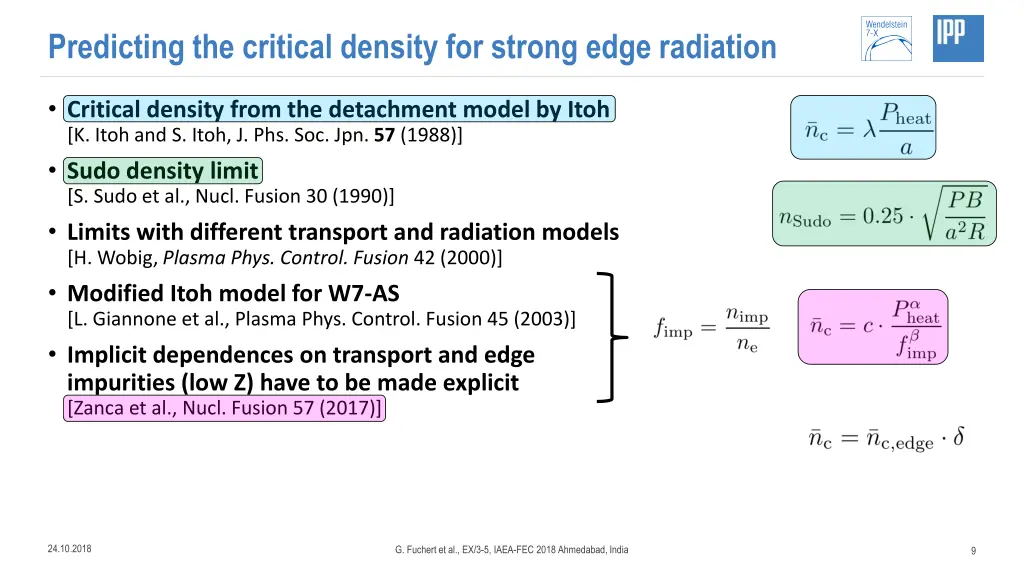predicting the critical density for strong edge