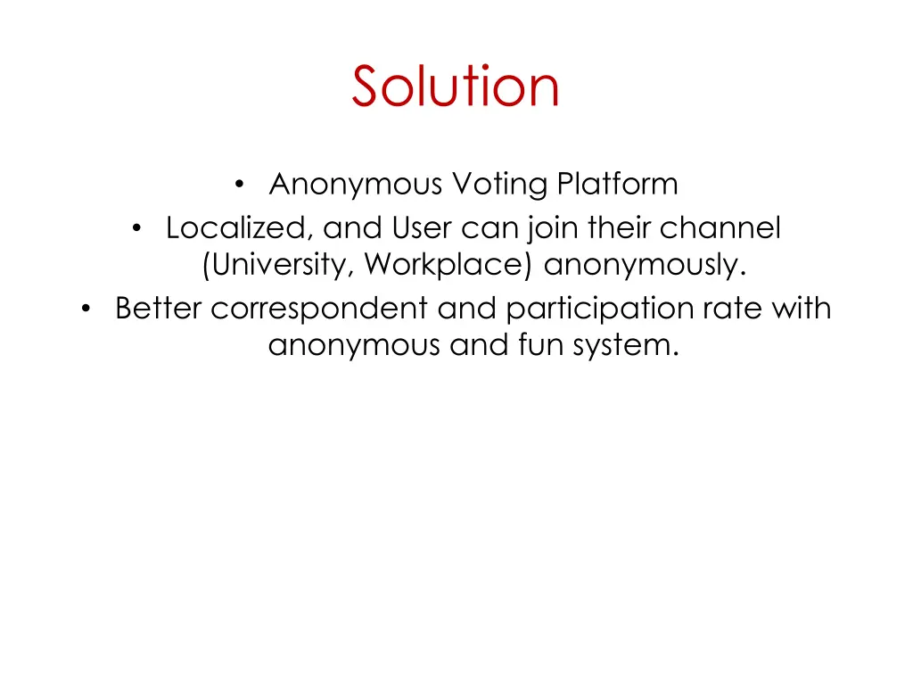 solution
