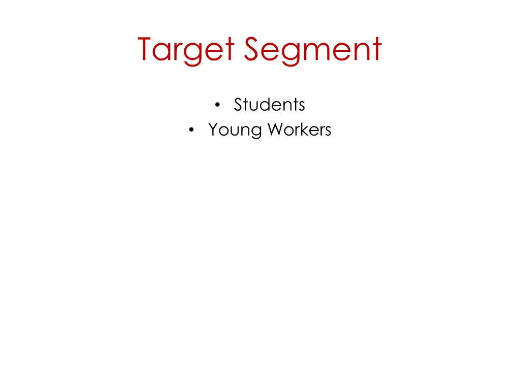 target segment