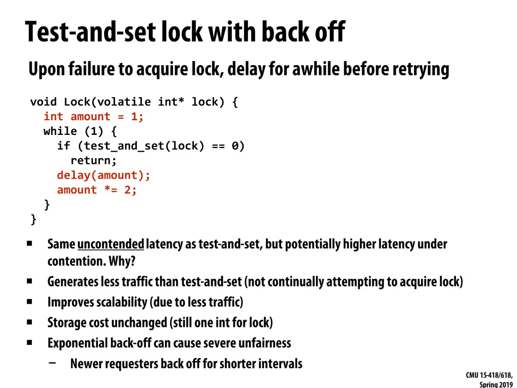 void lock volatile int lock int amount 1 while