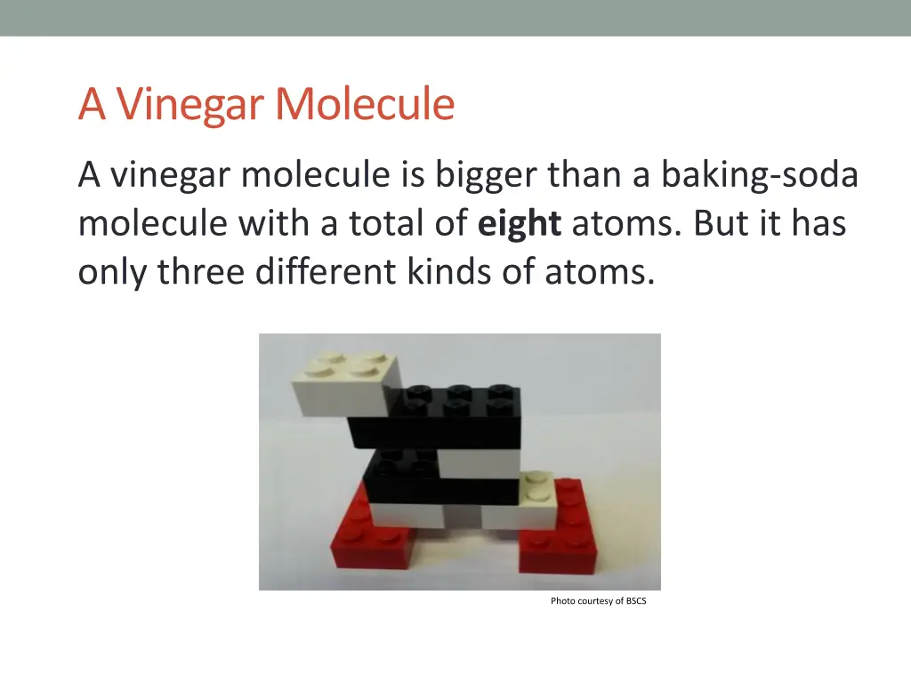 a vinegar molecule 1