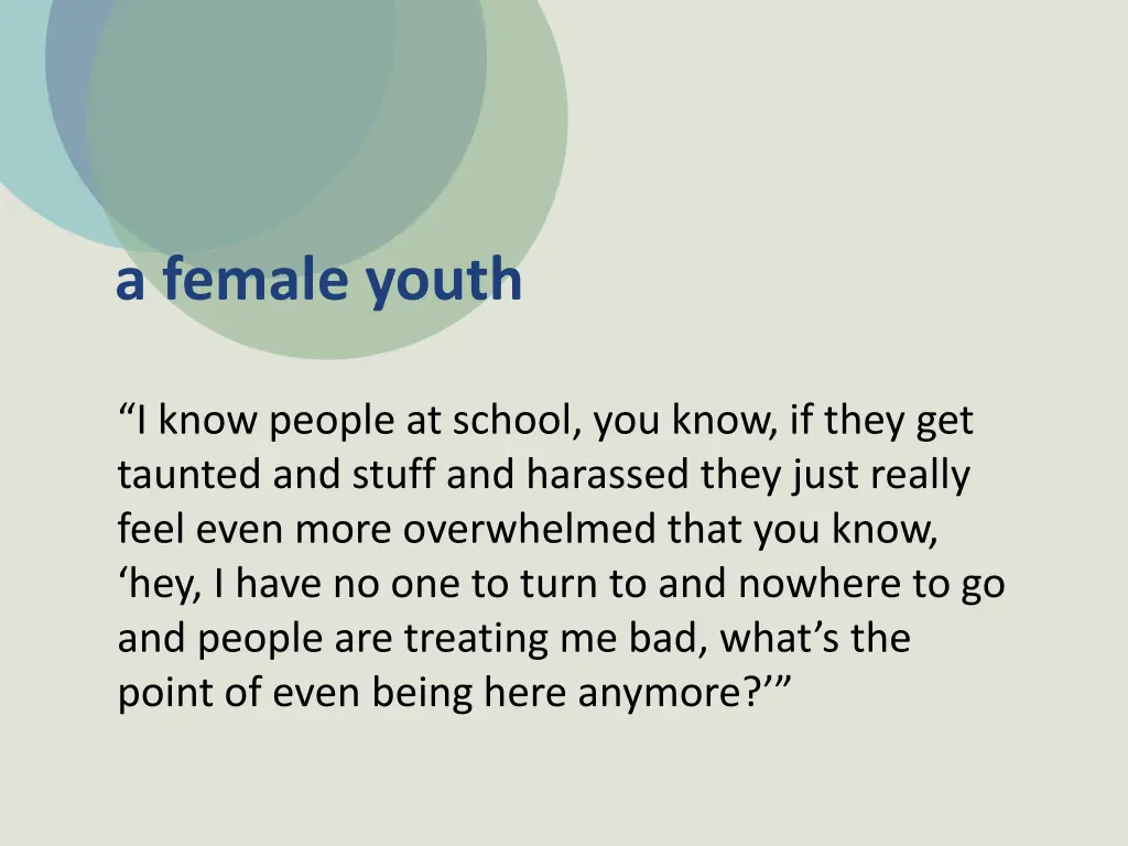 a female youth