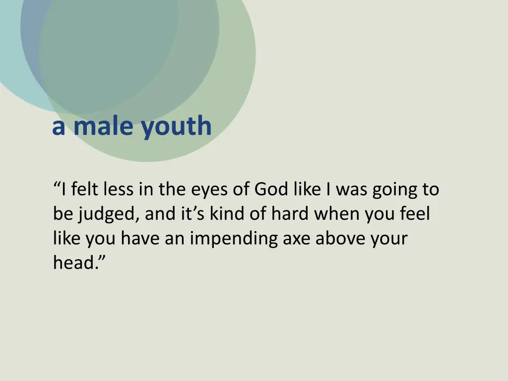 a male youth 1