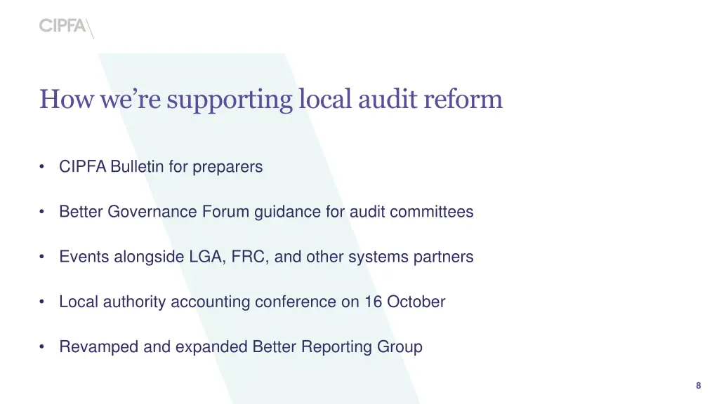 how we re supporting local audit reform