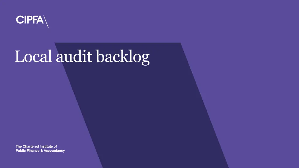 local audit backlog