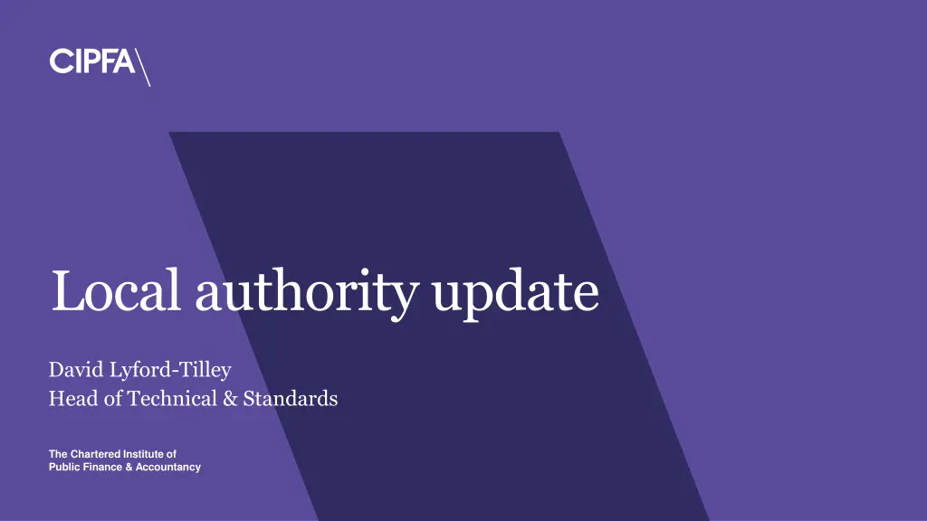 local authority update