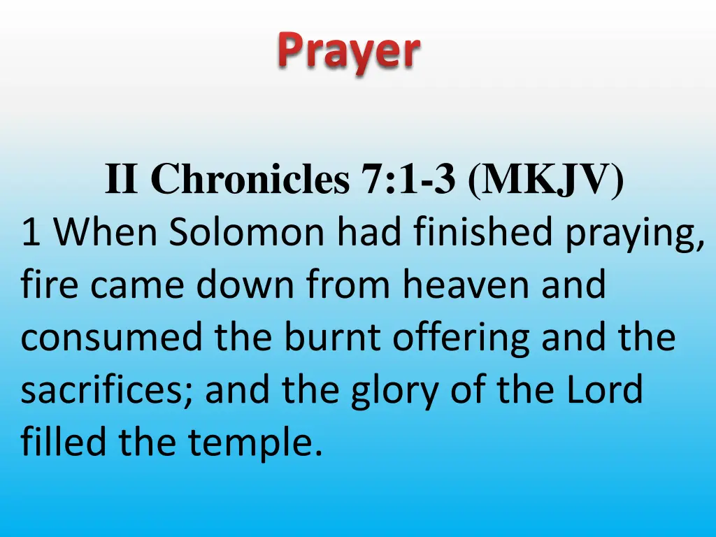 prayer 1