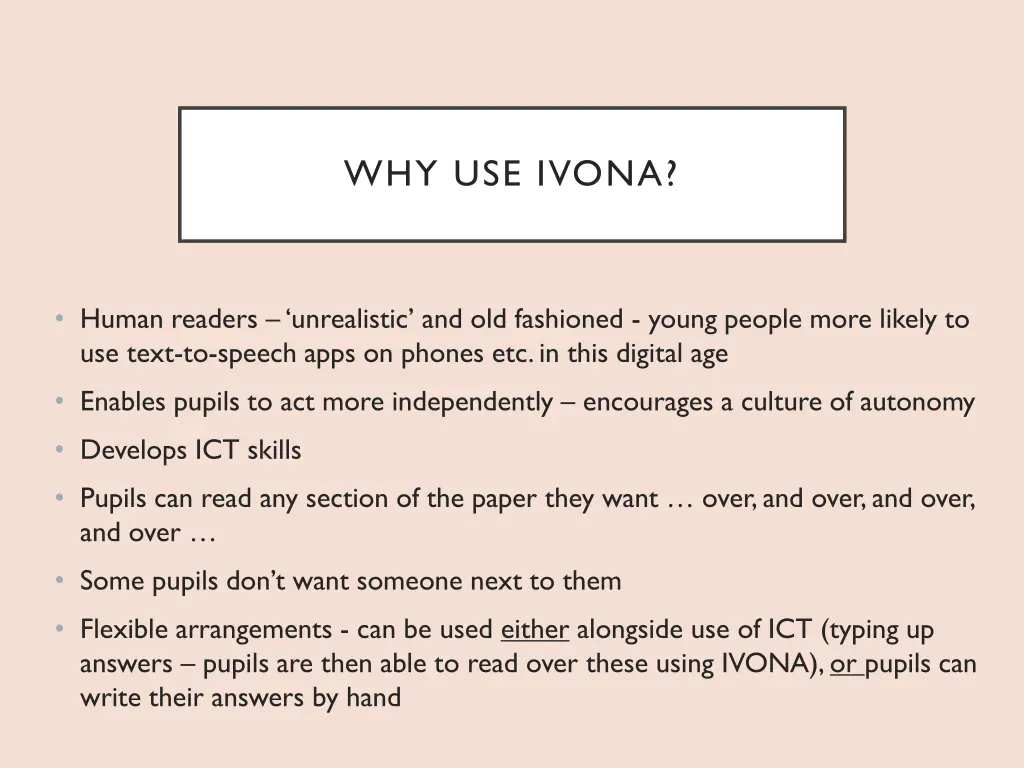 why use ivona 2