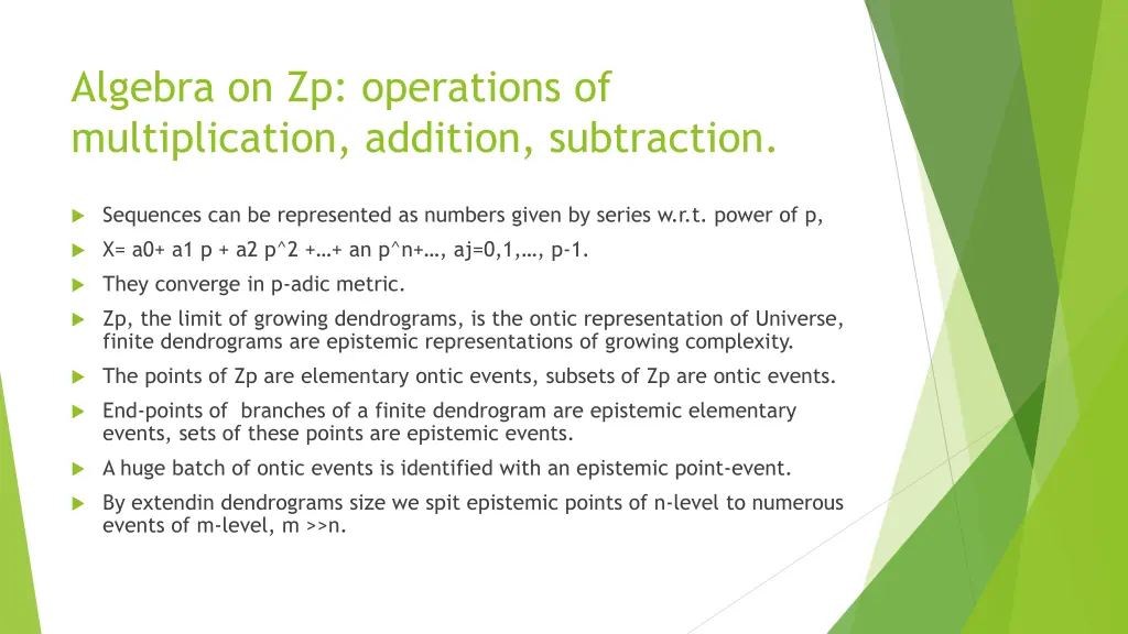 algebra on zp operations of multiplication