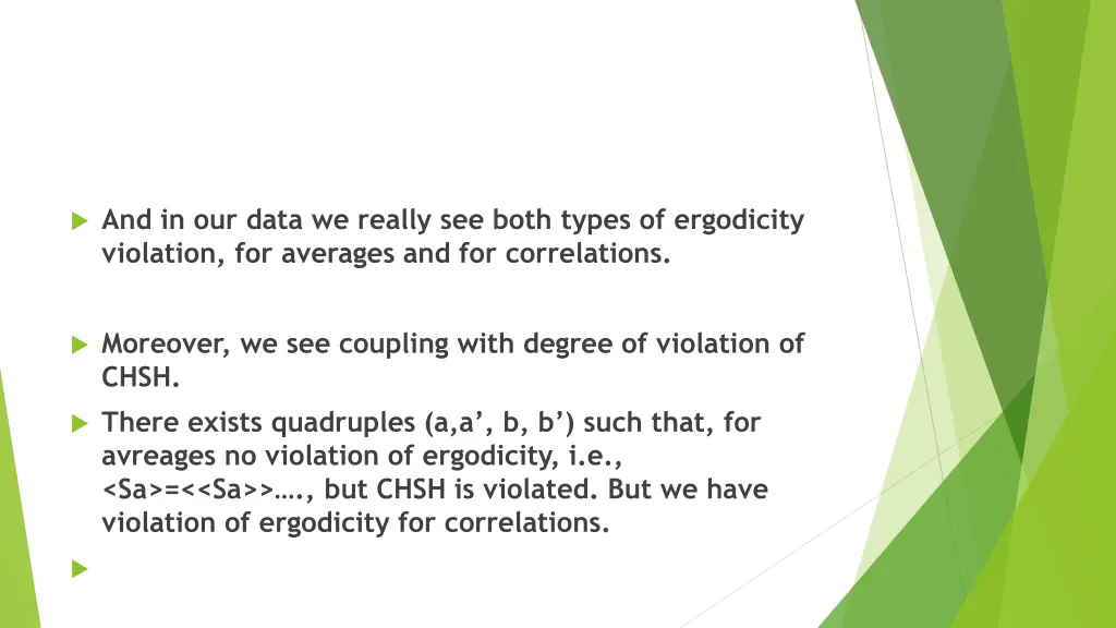 and in our data we really see both types