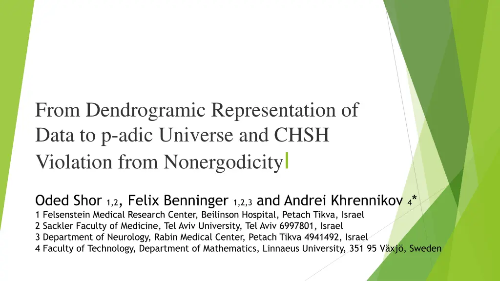 from dendrogramic representation of data