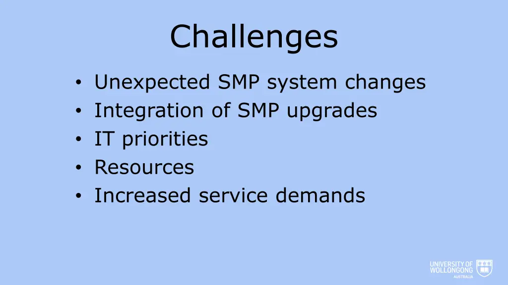 challenges