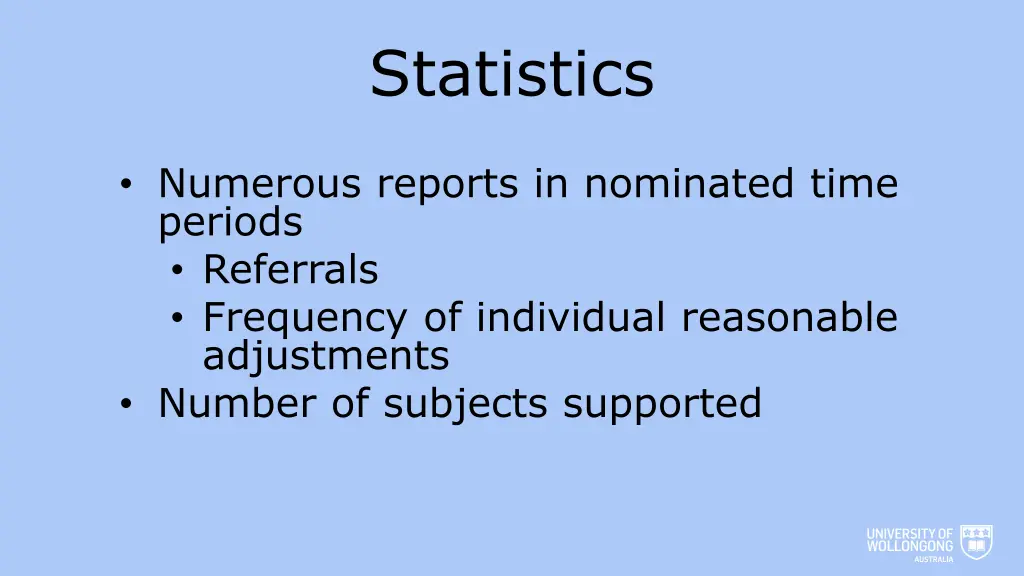 statistics