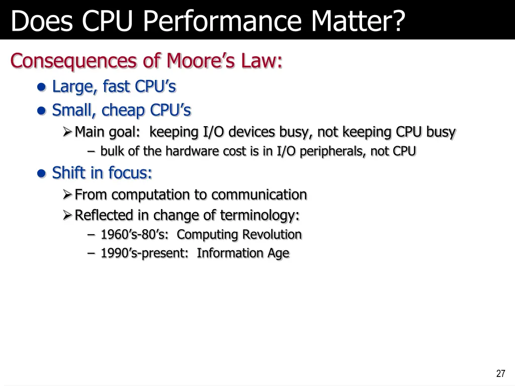 does cpu performance matter