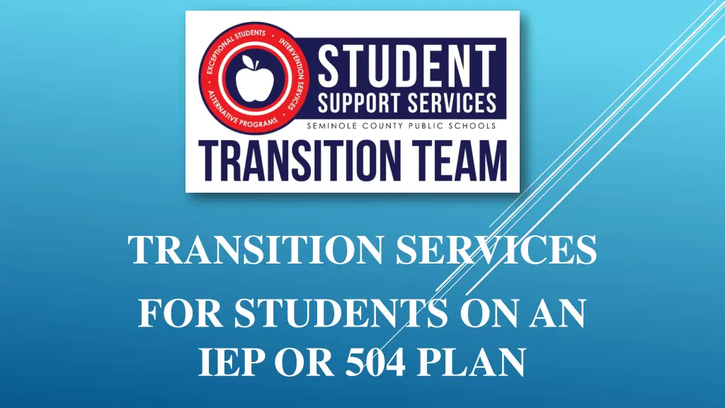 transition services for students