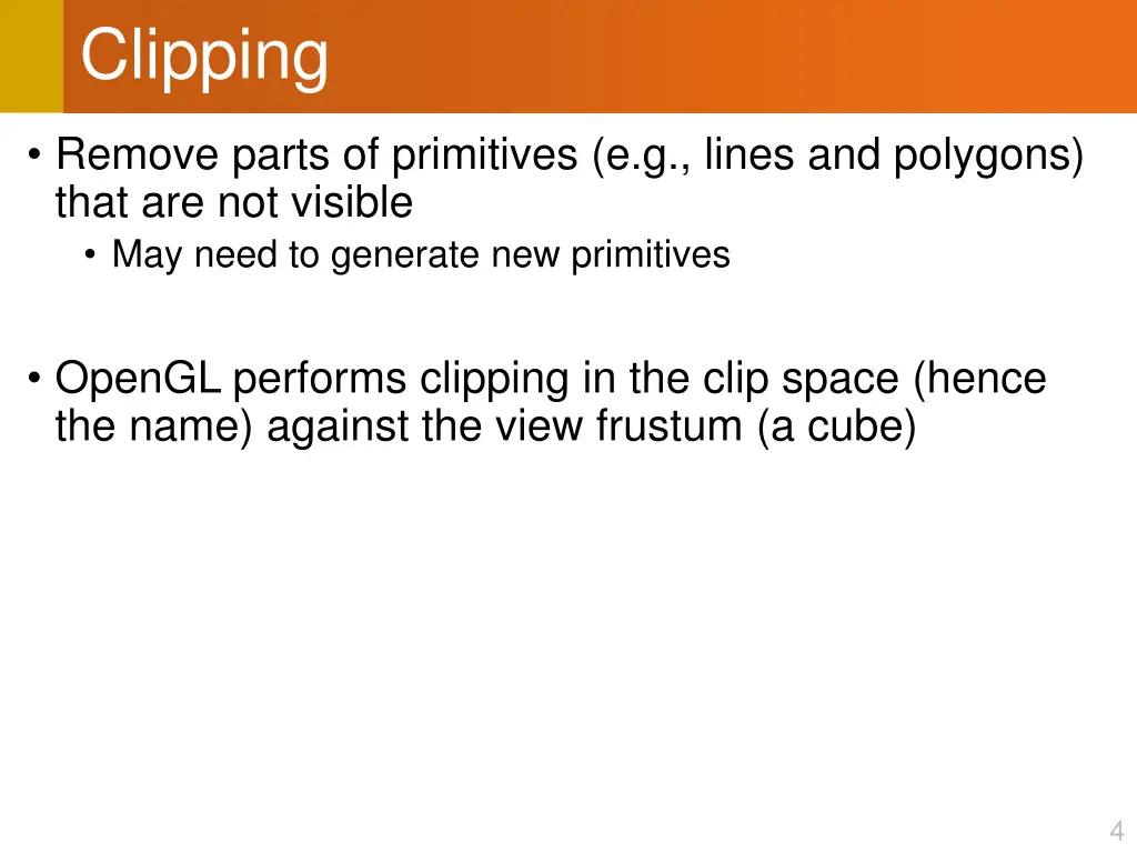 clipping