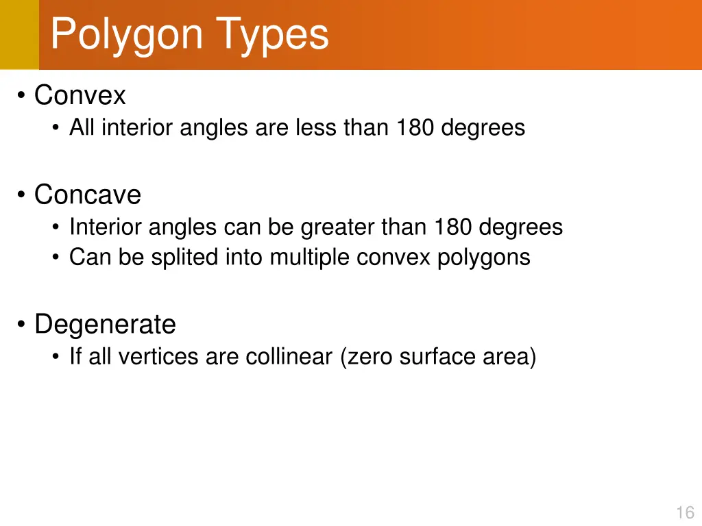 polygon types