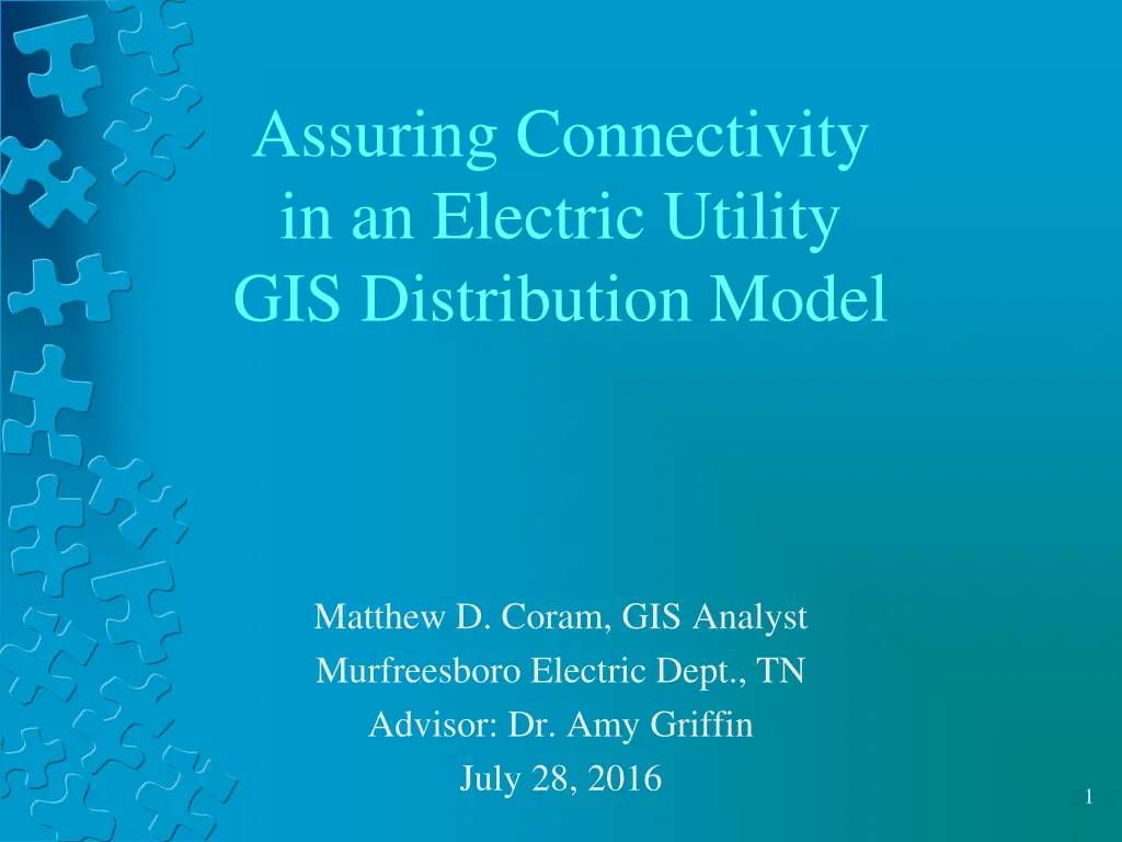 assuring connectivity in an electric utility