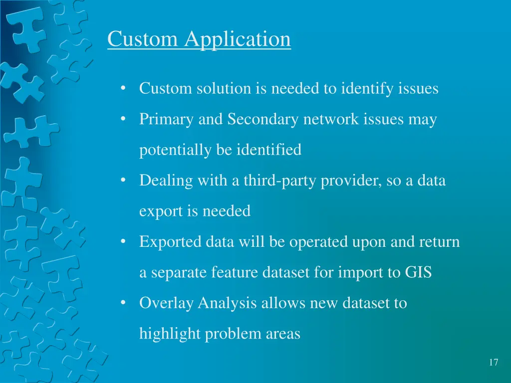 custom application