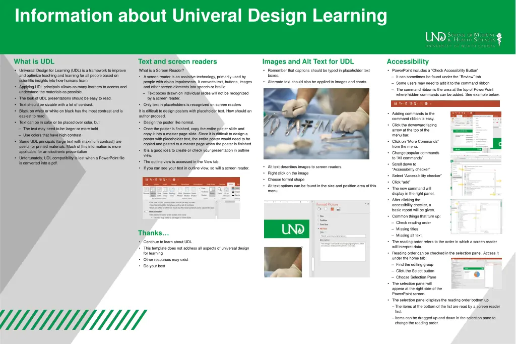 information about univeral design learning