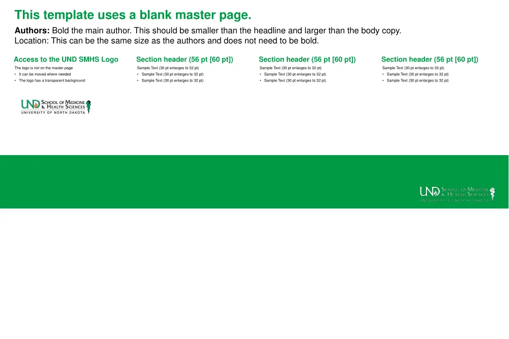 this template uses a blank master page authors