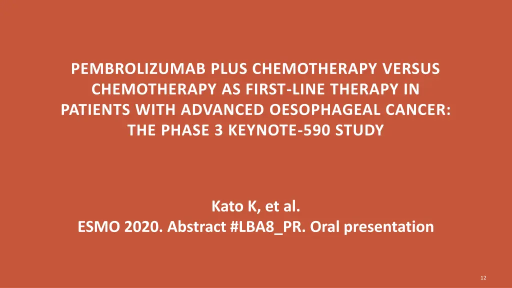 pembrolizumab plus chemotherapy versus