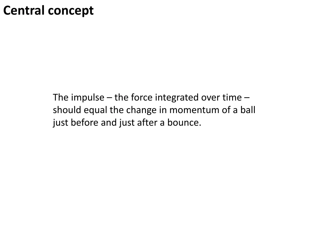central concept