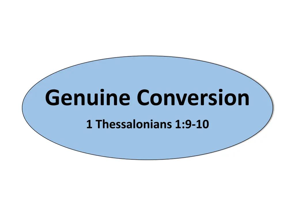 genuine conversion