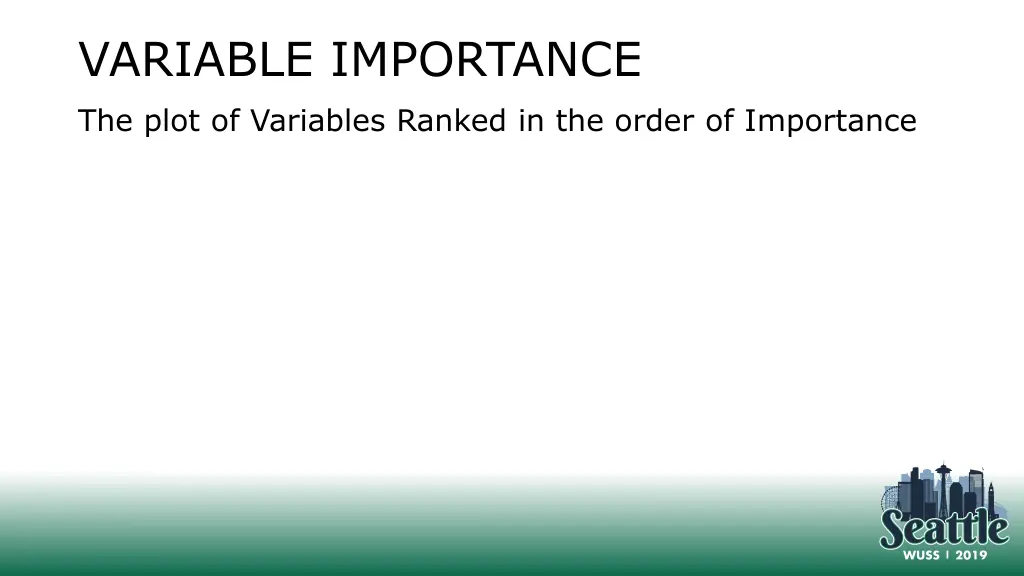 variable importance 1