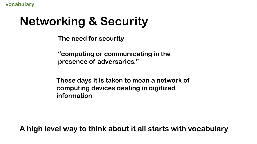 vocabulary 1