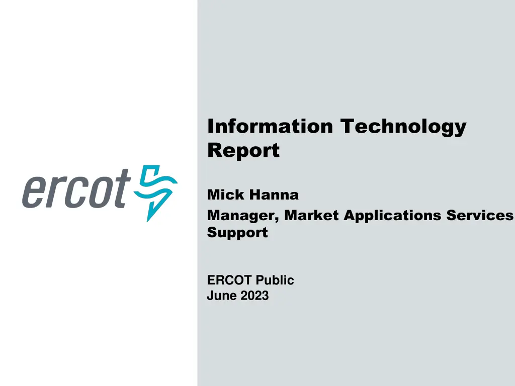 information technology report