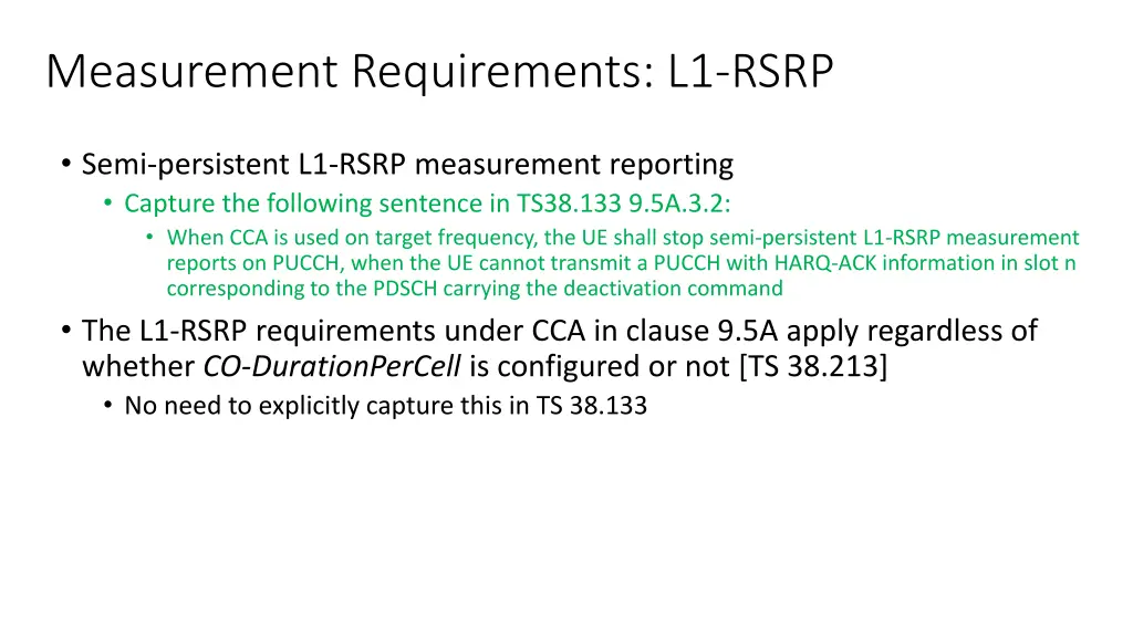 measurement requirements l1 rsrp
