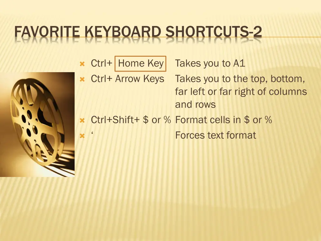 favorite keyboard shortcuts 2