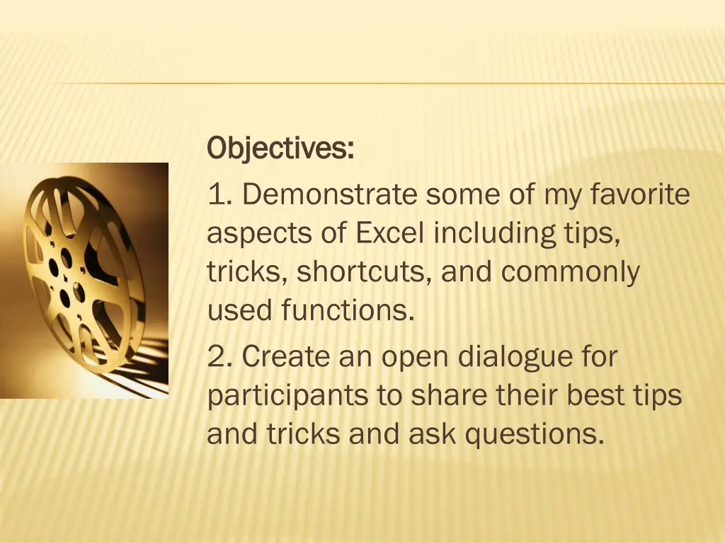 objectives objectives 1 demonstrate some