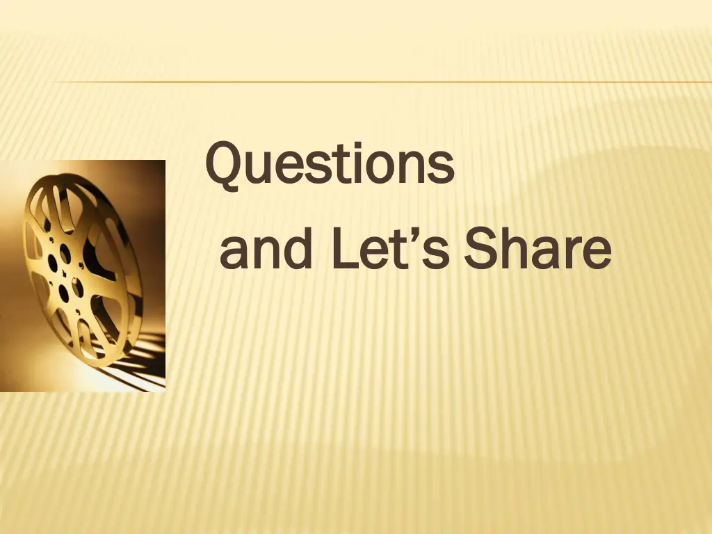 questions questions and let s share